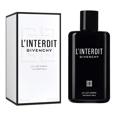 lait corps interdit givenchy|L'Interdit Givenchy Lait Corps .